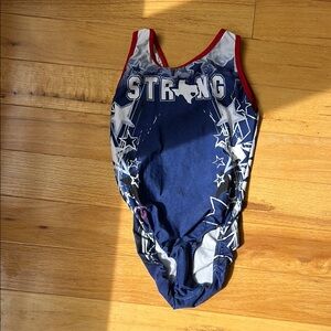 Gilling Girls Texas Strong Blue One Piece Leotard